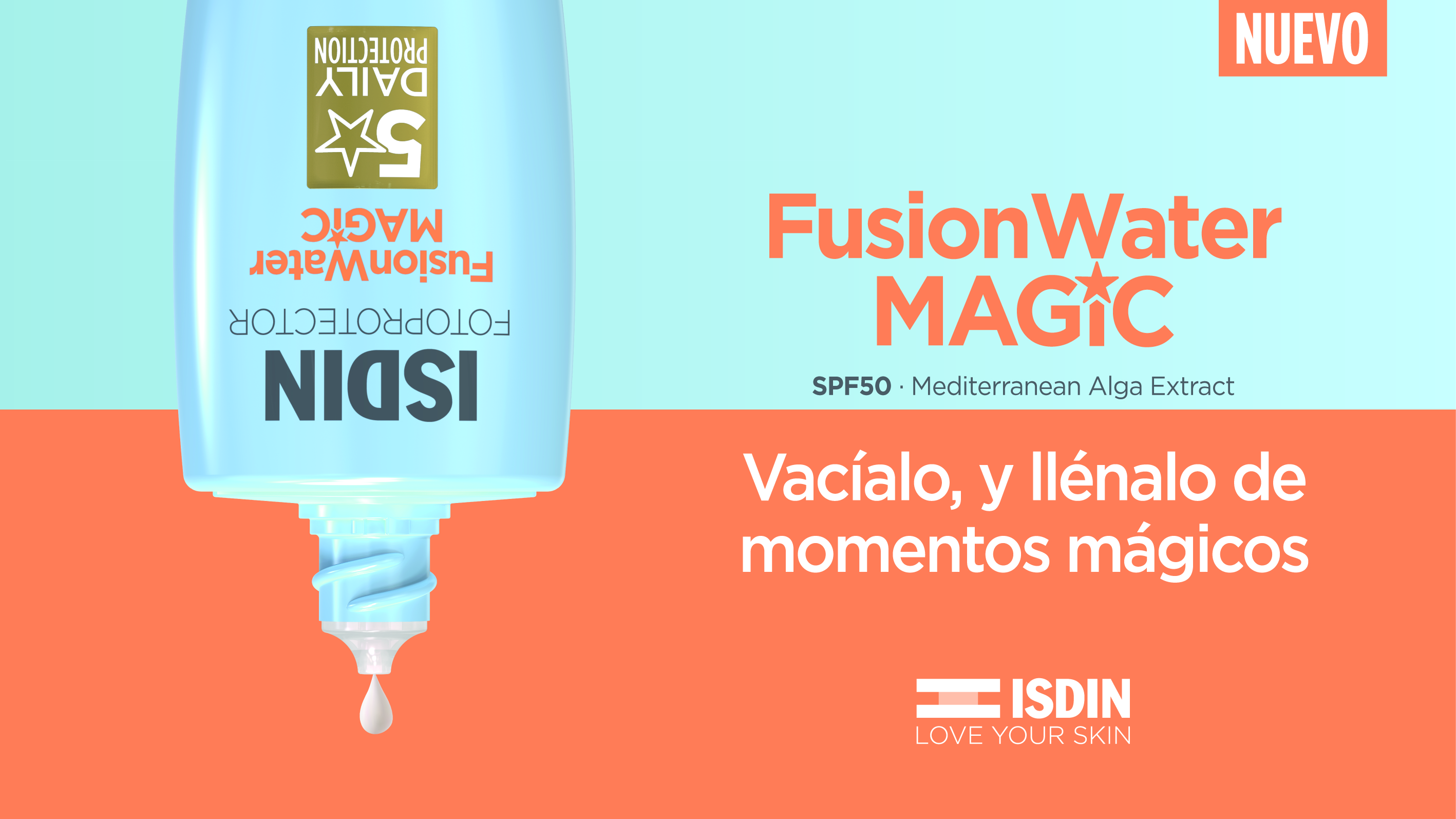 Isdin Fusion Magic of Water Banner
