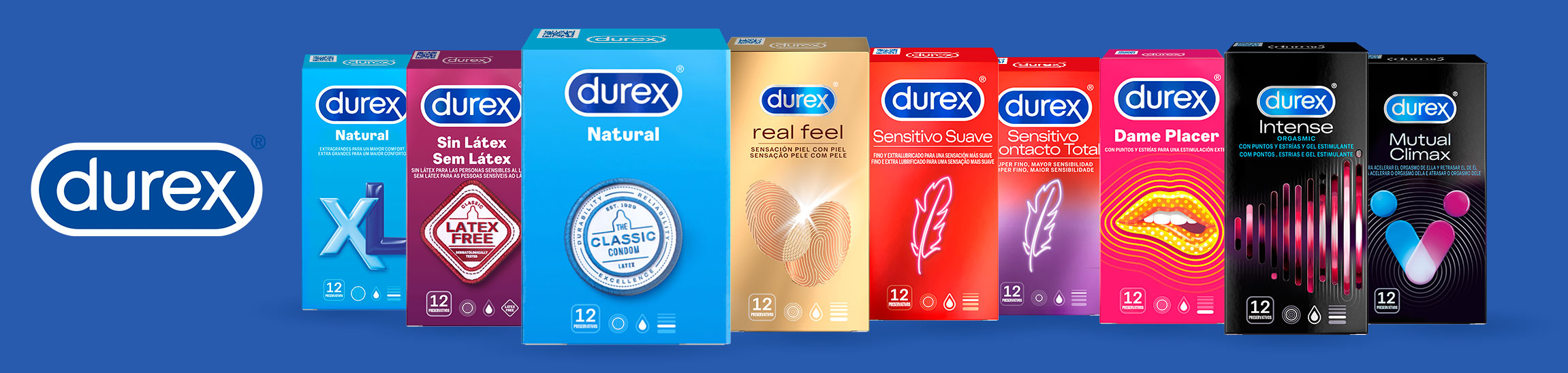 Condones Dures Real Feel, Preservativos Durex Invisible