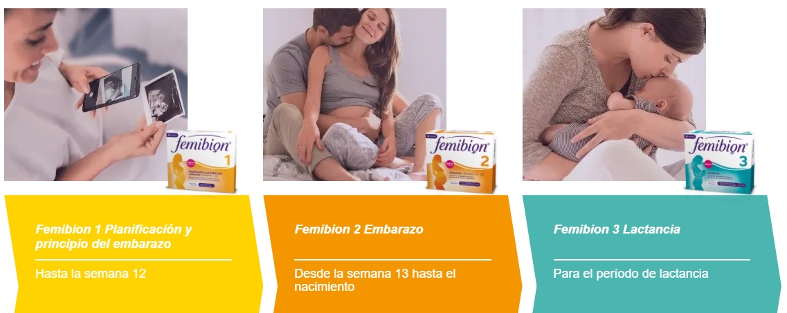 Femibion 1 Pregnancy, Femibion 2 Pregnancy, Femibion 3 Breastfeeding