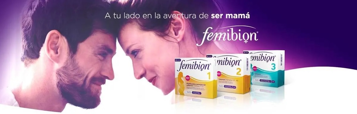 Femibion complemento alimenticio para fertilidad, embarazo y lactancia