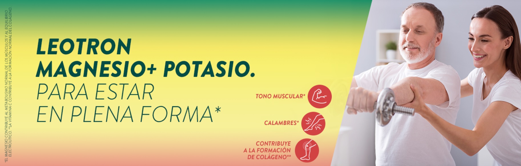 Leotron Magnesio+Potasio complemento alimenticio deportistas