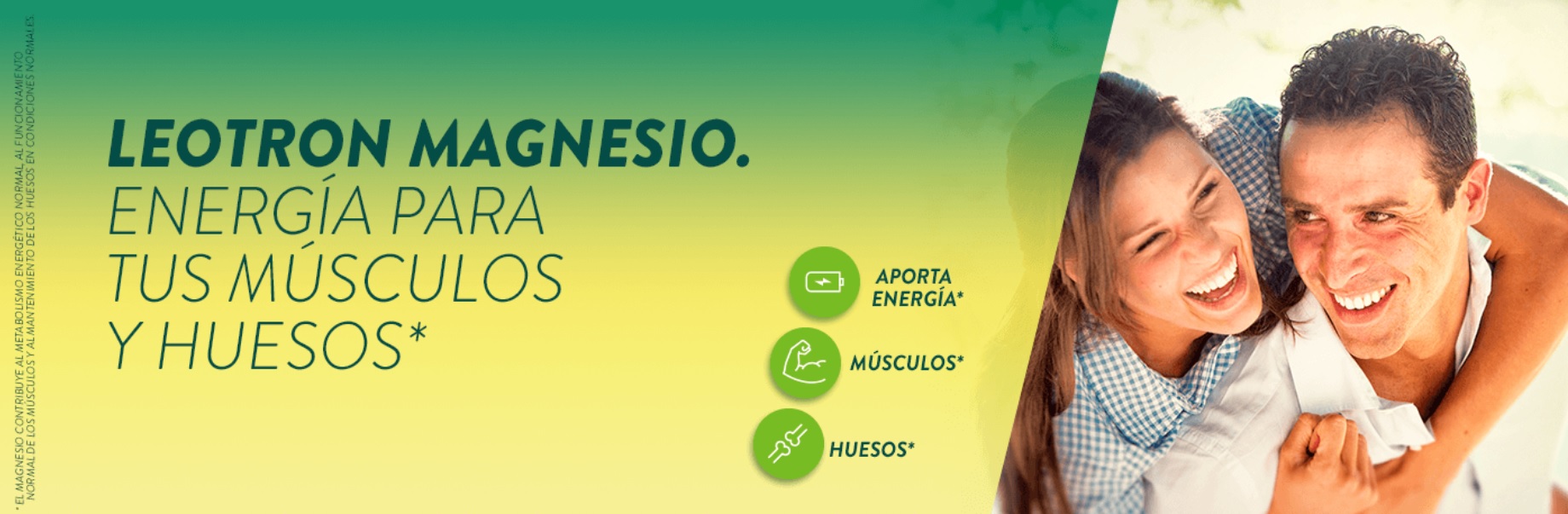Leotron Magnesio Complemento Alimenticio Huesos y Músculos