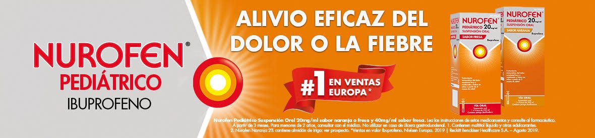 Nurofen Pediatrico Alivio Eficaz del Dolor o Fiebre