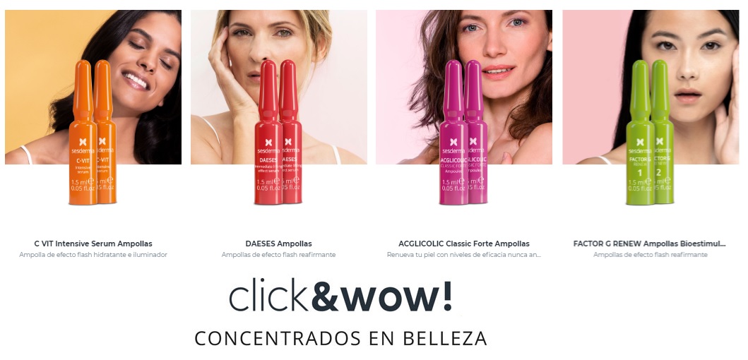 Sesderma ampollas Click&Go en Farma2go