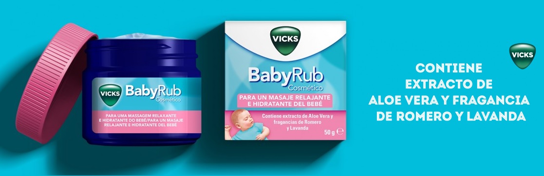 Vicks BabyRub Balsamo per massaggi per bambini