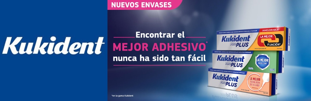 Kukident Pro Plus Fijación Adhesivo Prótrsis