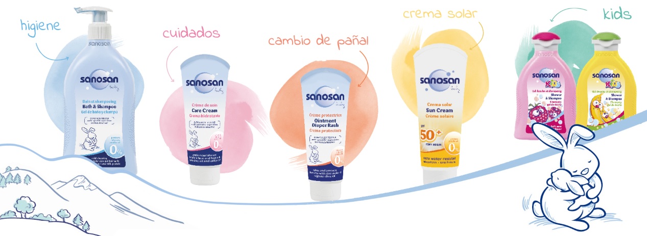 Sanosan Productos Bebé con Ingredientes Naturales