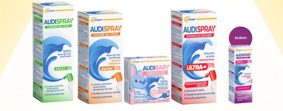 Limpeza de ouvido Audiospray