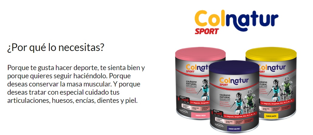 Colnatur Sport Natural Collagen in Farma2go
