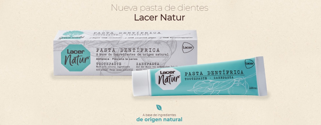 Dentifricio LAcer Natur con ingredienti di origine naturale su Farma2go