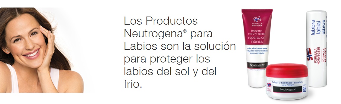 Produtos Neutrogena para cuidados com nariz e lábios na Farma2go