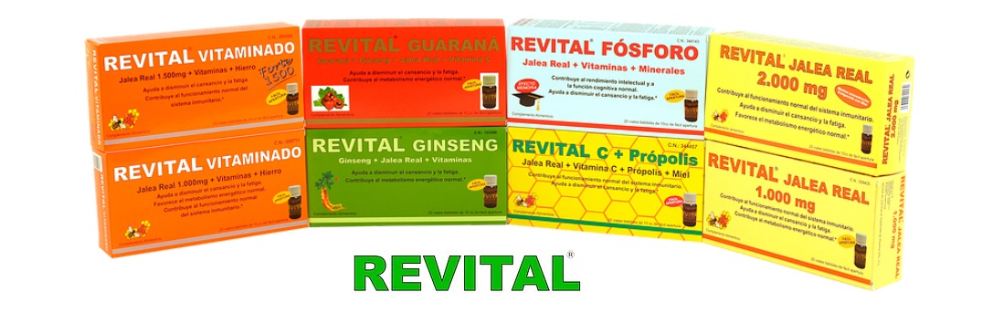Revital Ginseng, Jalea Real y Vitaminas. Energía, Vitalidad y Concentración