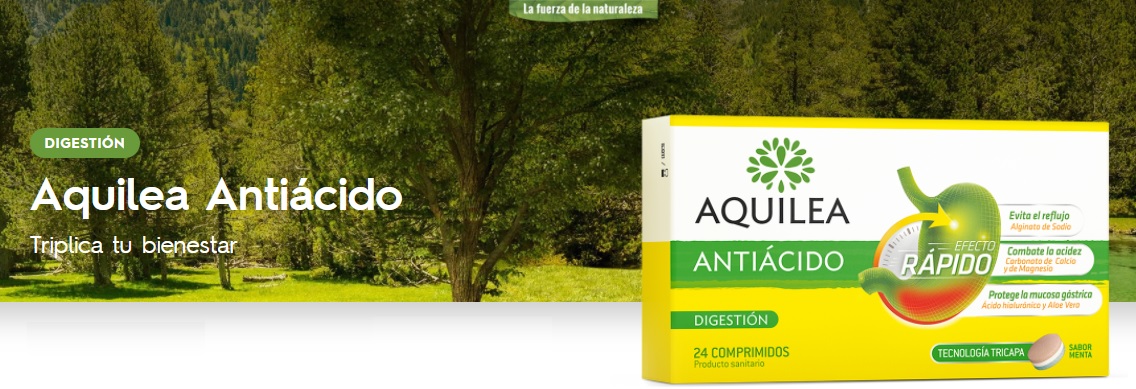 Aquilea Antiacido Tablet Trilayer Menta Gusto