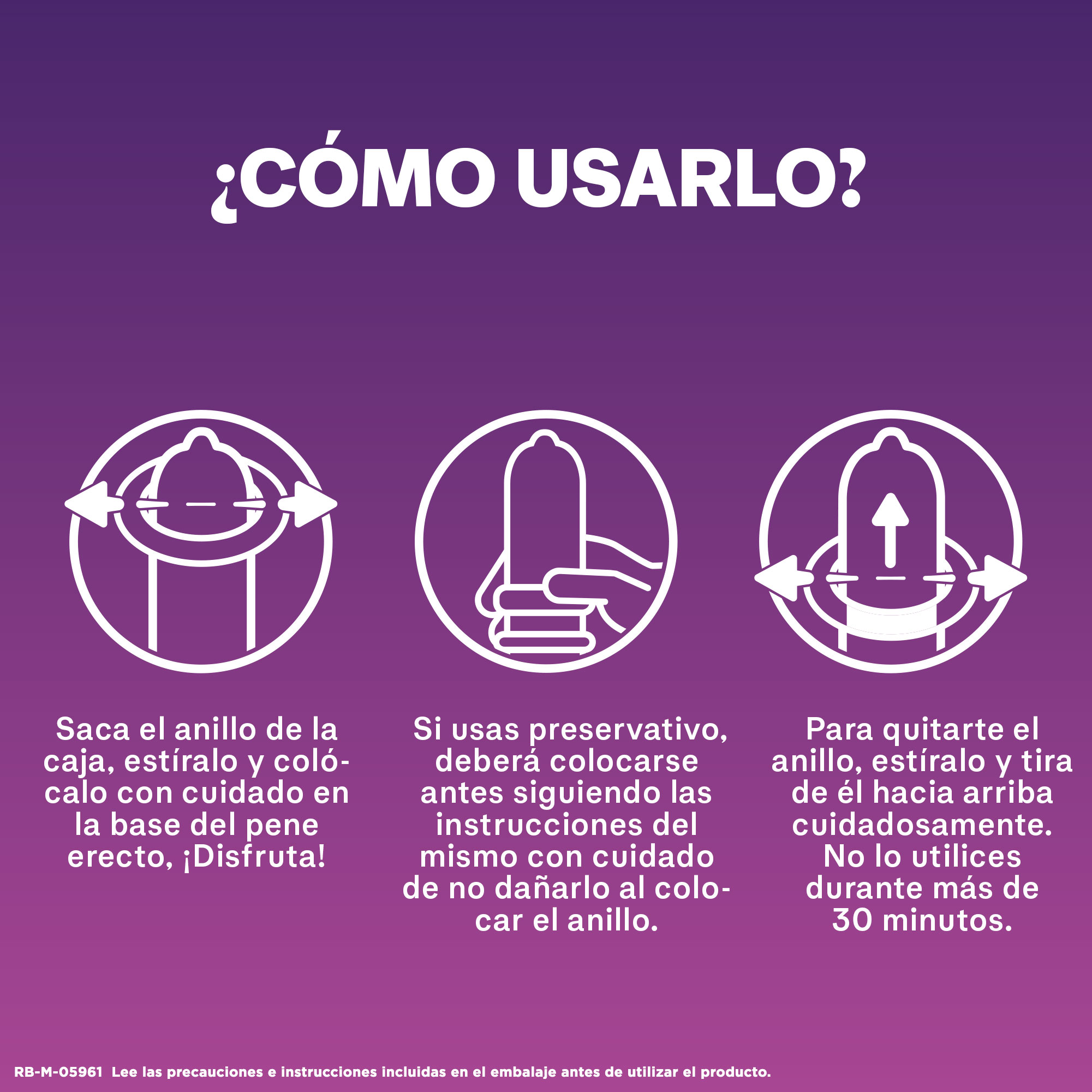 como usar un anillo para el pene