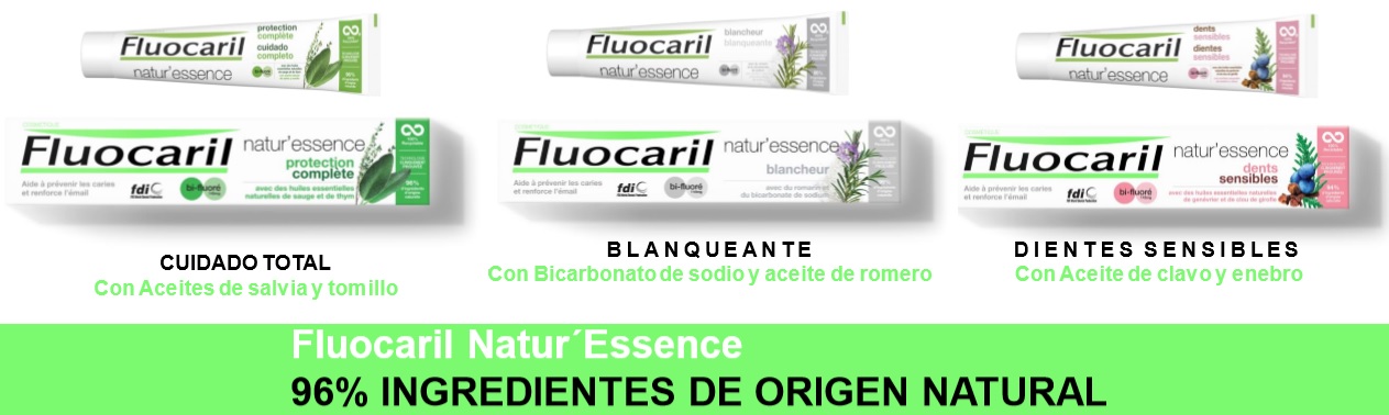 Fluocaril Natura Essence Whitening Toothpaste with Bi-Fluore