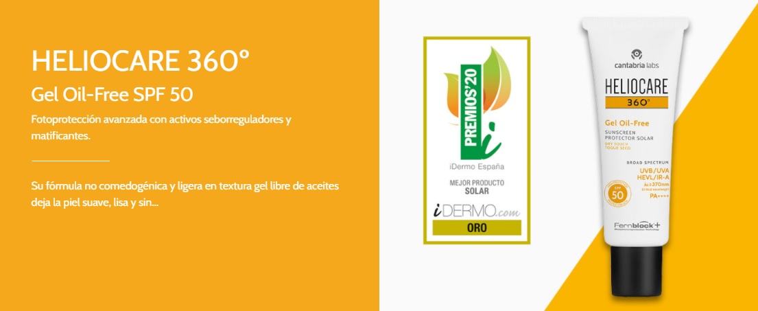 Heliocare 360º Oil-Free Gel SPF 50+