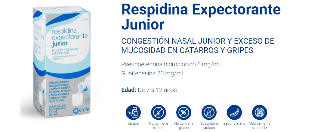 Respidina Expectorant Sirop Junior