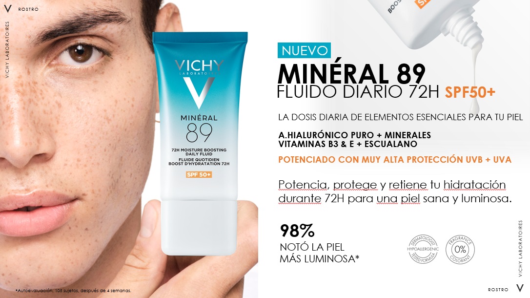 Vichy Mineral 89 Daily Moisturizing Fluid 72h (SPF50+)