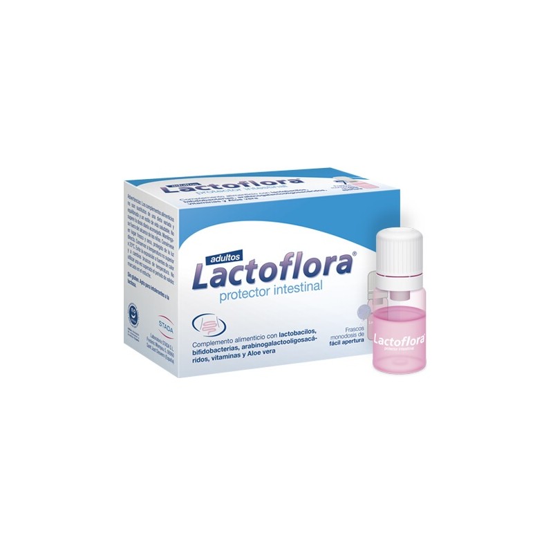 LACTOFLORA Protector Intestinal Adultos 10 viales