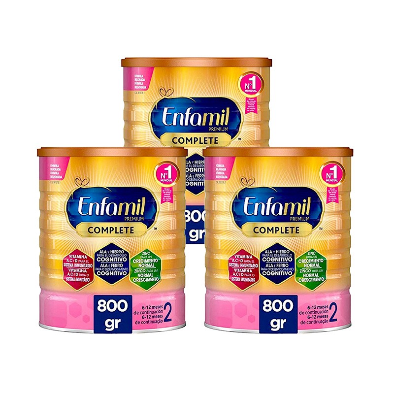 Pack Triplo Enfamil 2 Premium Complete