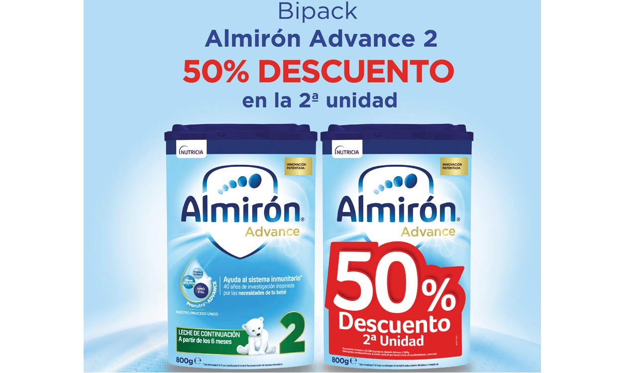 almirón advance 2 Offer 50% discount on the second unit