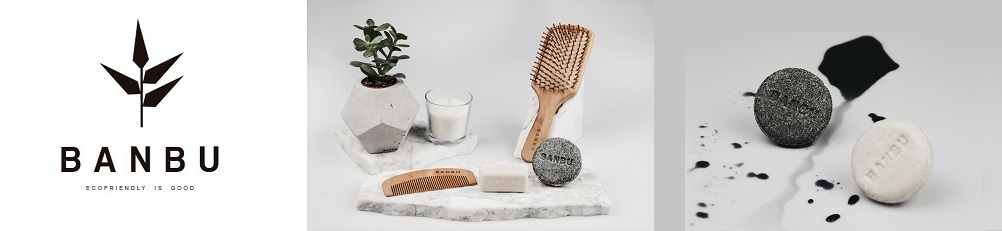 Shampoo sólido orgânico Banbu para cabelos normais a secos