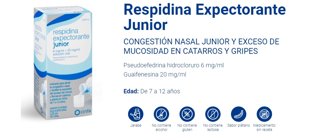 Respidina Expectorant Syrup Junior