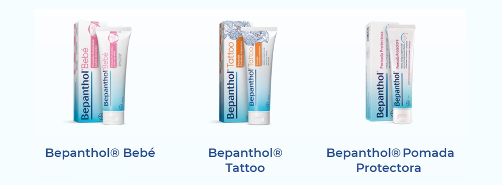 Crème Bepanthol pour peaux irritées, tatouages, pommade protectrice pour bébé