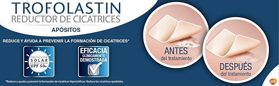 Trofolastin apósitos para cicatrices