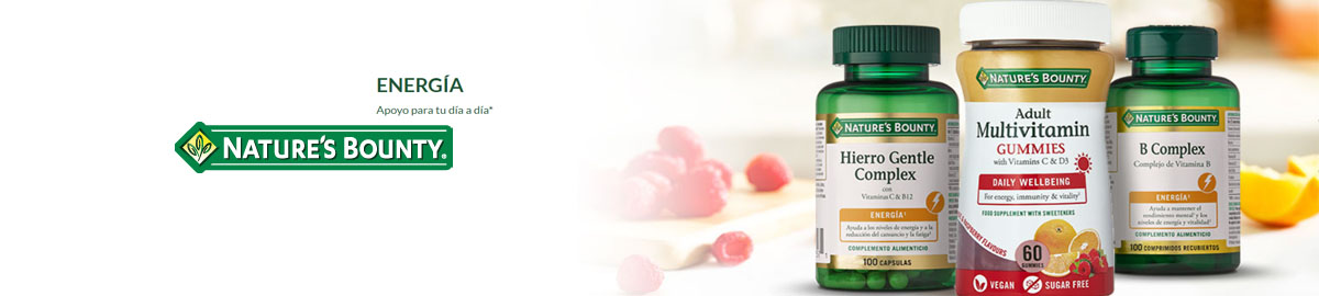 banner natures bounty multivitaminico C y D3