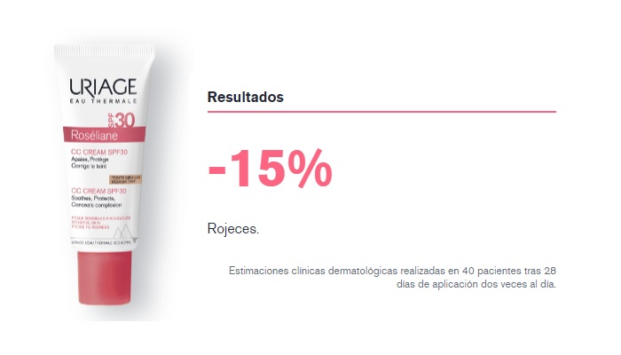 uriage roseliane cc crema spf30 40ml