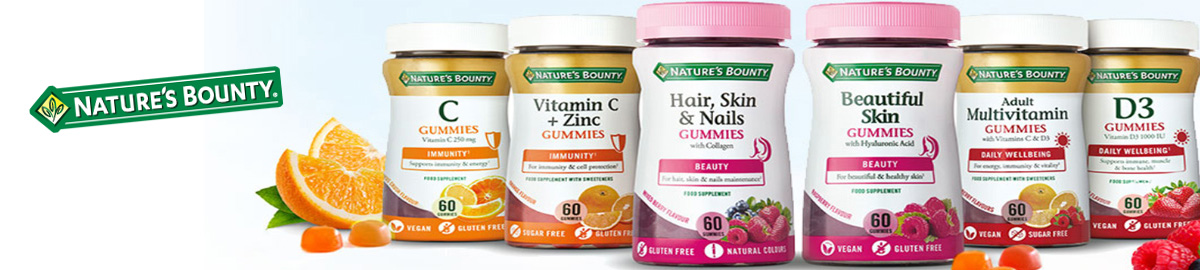 Natures Bounty Nutritional Supplements.