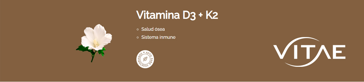 VITAE Vitamin D3K2 10 ml para tu salud osea