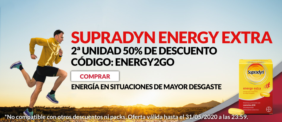 Segunda unidad Supradyn Energy al 50%